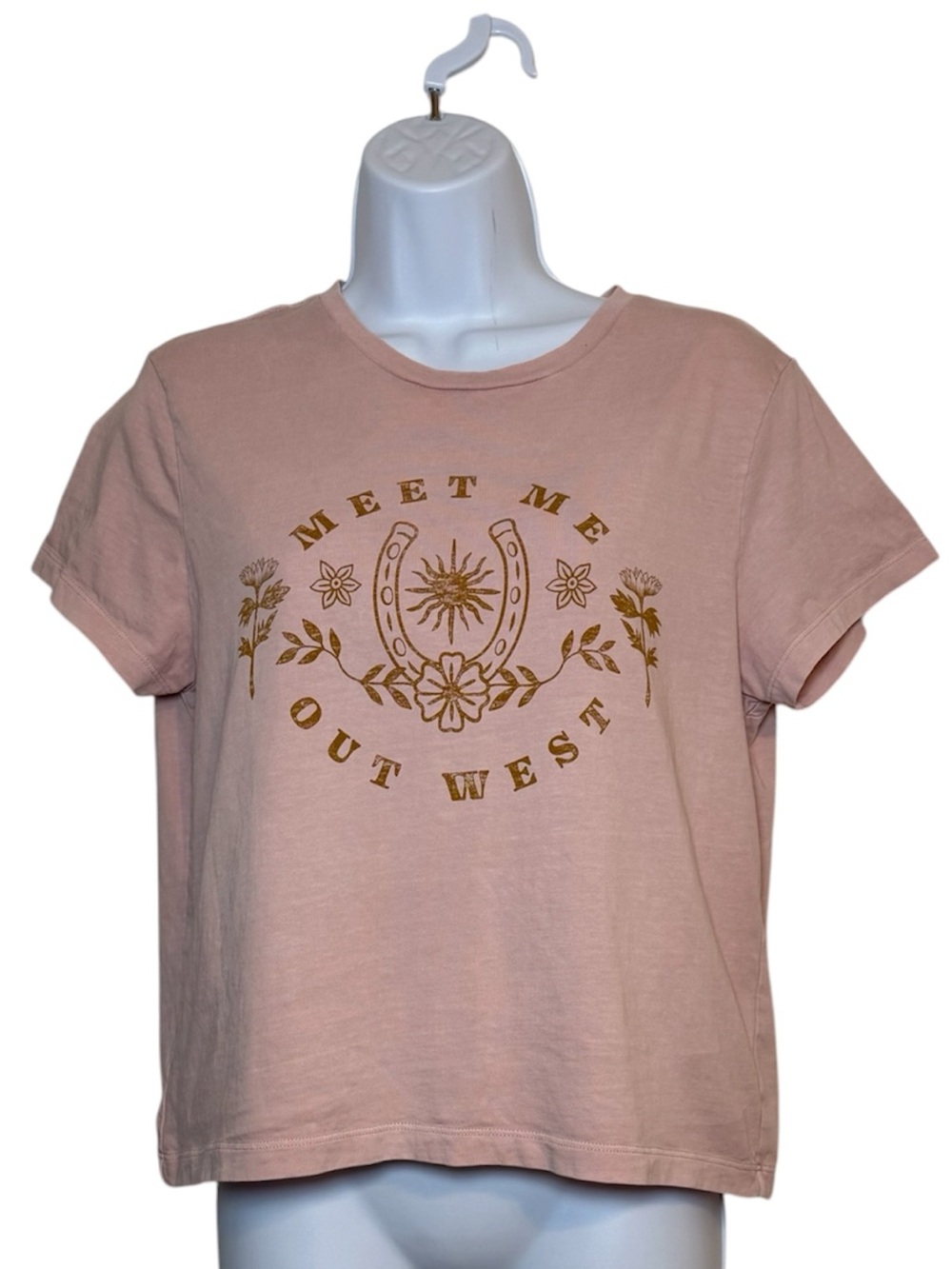 PINK Victoria’s Secret Meet Me Out West 
Tee Western T-Shirt Medium
